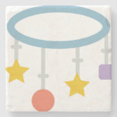 Babykreismobil Steinuntersetzer (Vorderseite)