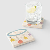 Babykreismobil Steinuntersetzer (Seitenansicht)