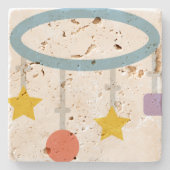 Babykreismobil Steinuntersetzer (Vorderseite)