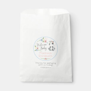 Babykuh Blumenkalb Willkommen Baby Shower Party Geschenktütchen