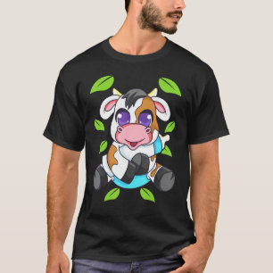 Babykuh Kalb Bauernhof Tiere Niedlich Kinder T-Shirt