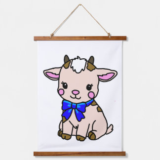 Babykuh Wandteppich Mit Holzrahmen