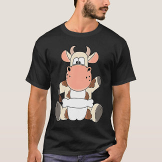 Babykuhkalb mit Windeln T-Shirt