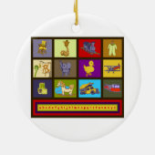 Babykunst zum Thema Rundschmuck Keramikornament (Hinten)