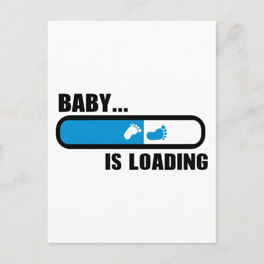 Babyladung Postkarte (Vorderseite)