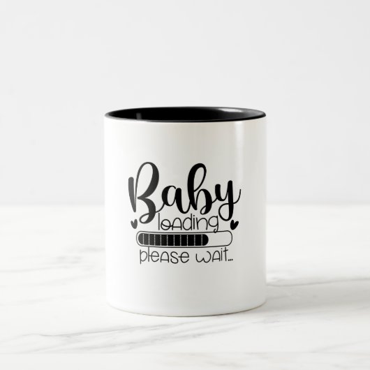 Babyladung Zwei-Tone-Kaffee-Tasse Zweifarbige Tasse (Mittel)