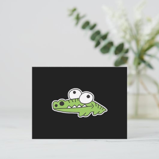 Babyligator Postkarte (Stehend Vorderseite)