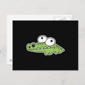 Babyligator Postkarte (Vorne/Hinten)