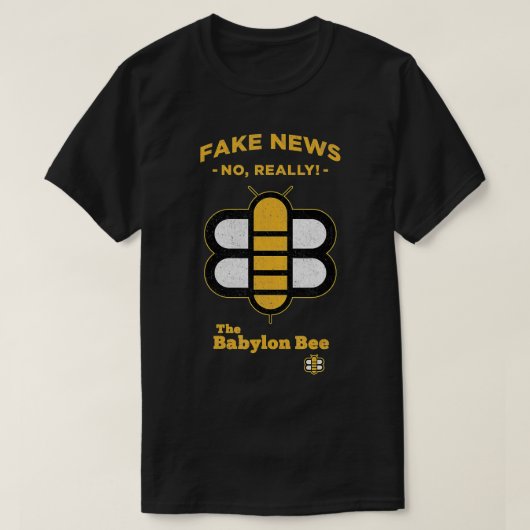 Babylon Bee Funny 2024 Fake News T-Shirt (Design vorne)