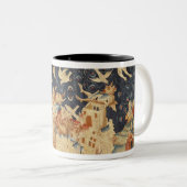 Babylon drang durch Dämonen ein Zweifarbige Tasse (VorderseiteRechts)