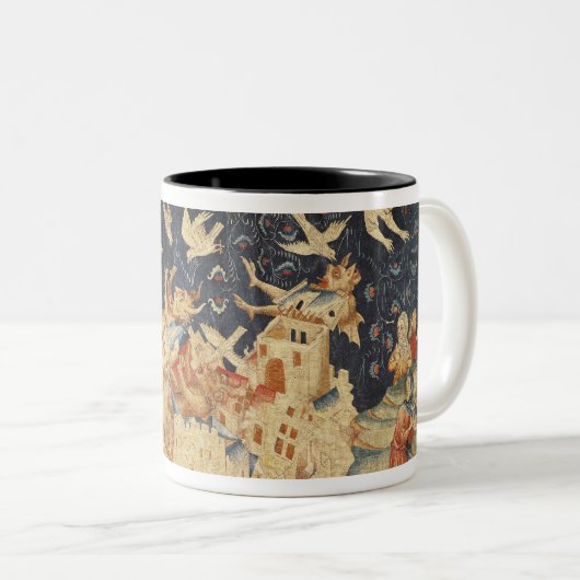 Babylon drang durch Dämonen ein Zweifarbige Tasse (VorderseiteRechts)