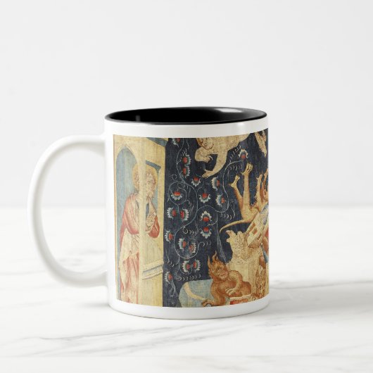 Babylon drang durch Dämonen ein Zweifarbige Tasse (Links)