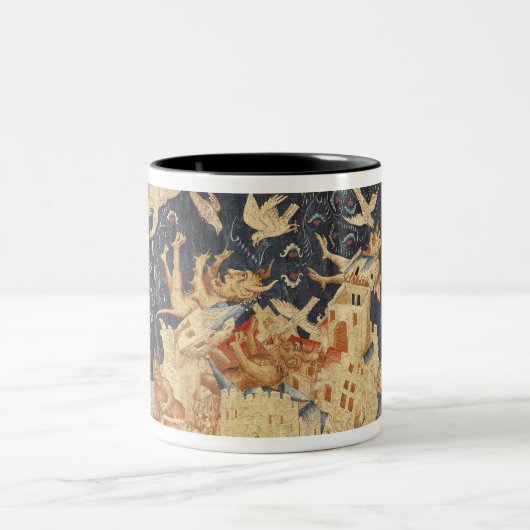 Babylon drang durch Dämonen ein Zweifarbige Tasse (Mittel)