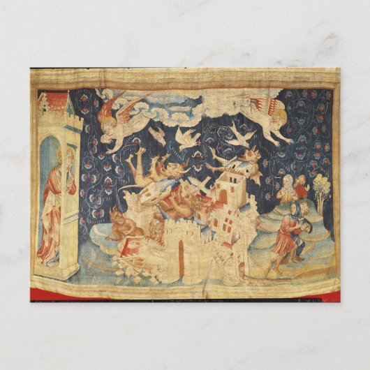 Babylon eingedrungen von Dämonen Postkarte (Vorderseite)