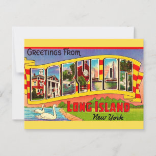 Babylon Long Island Grußpostkarte Postkarte