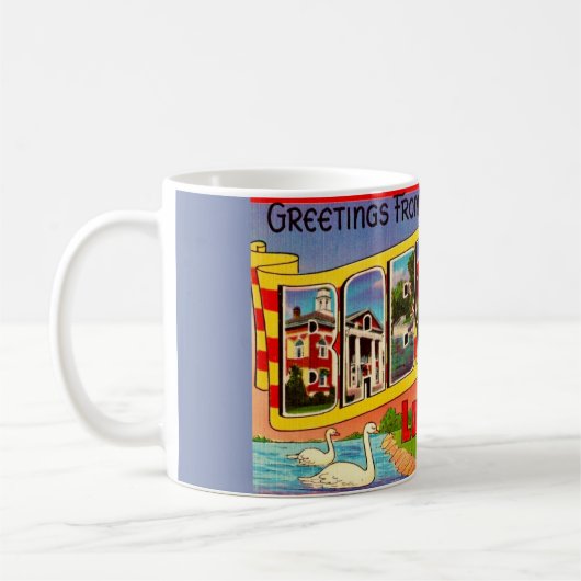 Babylon Long Island Postcard Mug Kaffeetasse (Links)
