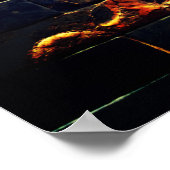 BABYLONIAN SNAKE DRAGONS Antique Assyrian Art  Poster (Ecke)