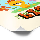 Babylöwe Fotodruck (Ecke)