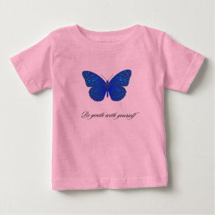 Babymädchen besondere positive Stimmung ist sanfte Baby T-shirt