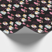 Babymädchen Geschenkpapier (Ecke)