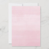 Babymädchen halbieren niedliche Geisterdusche Einladung (Rückseite)