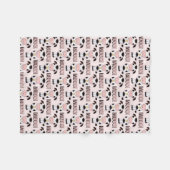 Babymädchen Landkuh-Fleecedecke Fleecedecke (Vorderseite (Horizontal))