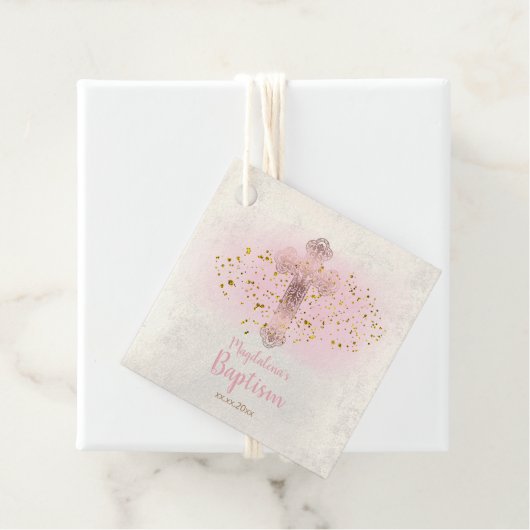 Babymädchen Taufe Geschenkanhänger (Beispiel)