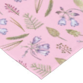 Babymädchendusche Blumengarten Botanische Dekorati Tischdecke (Schrägansicht)
