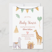 Babymannendusche Einladung (Vorderseite)