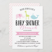 Babymarke| Babydusche Einladung (Vorne/Hinten)