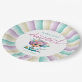 Babymatte Pappteller (Schrägansicht)