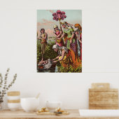 Babymäuse in einem Korb Poster (Küche)