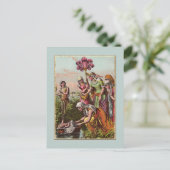 Babymäuse in einem Korb Postkarte (Stehend Vorderseite)