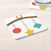 Babymobil Rechteckiger Pappuntersetzer (angewinkelt)