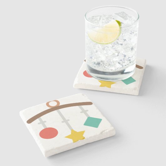 Babymobil Steinuntersetzer (Seitenansicht)