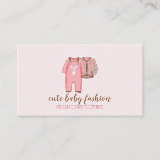 Babymode Visitenkarte (Vorderseite)