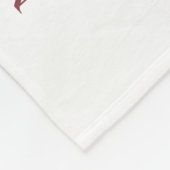 Babymonate Blush Mit Monogramm Baby Fleecedecke (Ecke)