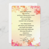 Babymoon Einladung (Vorne/Hinten)