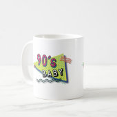 Babymuster der 90er Jahre Kaffeetasse (Vorderseite Links)