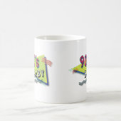 Babymuster der 90er Jahre Kaffeetasse (Mittel)