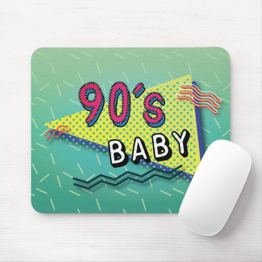 Babymuster der 90er Jahre Mousepad (Mit Mouse)
