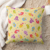 Babymuster mit niedlichen Vögeln Kissen (Decke)