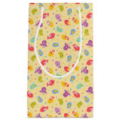 Babymuster mit niedlichen Vögeln Kleine Geschenktüte (Vorderseite)