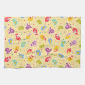 Babymuster mit niedlichen Vögeln Küchentuch (Horizontal)