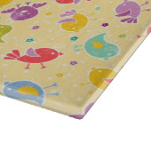 Babymuster mit niedlichen Vögeln Schneidebrett (Ecke)