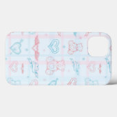 Babymuster mit Teddybär Case-Mate iPhone Hülle (Rückseite (Horizontal))