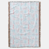 Babymuster mit Teddybären Decke (Vorderseite Vertikal)