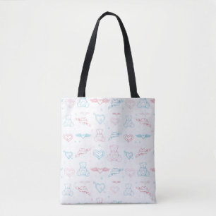 Babymuster mit Teddybären Tasche