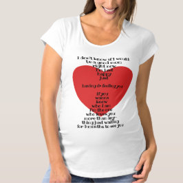 Babynachricht T-Shirt