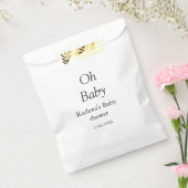 Babynahrung Baby Dusche Datum einfach minimal Geschenktütchen (Versiegelt)
